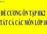 Tài liệu ôn thi HK2 lớp 10 tất cả các môn